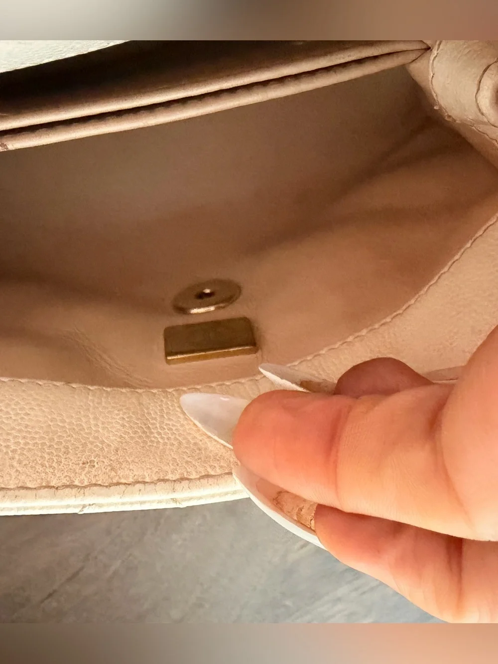CHANEL White Handle Mini Coco  Flap Bag w/ Chain strap w/ orig rec box bag card